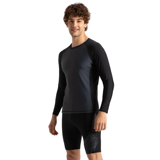 Buy Speedo Am Long Sleeve Suntop Swimming Costume (Male) Online