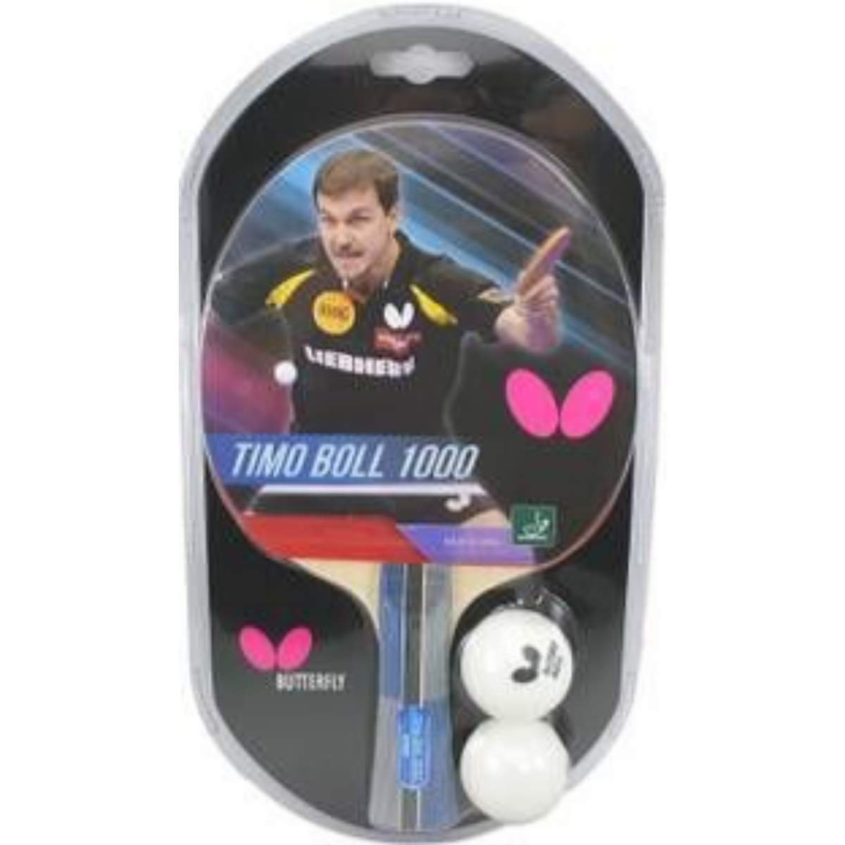 Butterfly Timoboll 1000 With 2 Balls Table Tennis Bat
