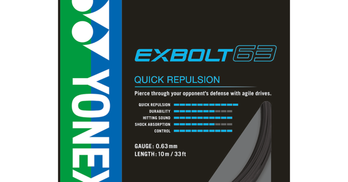 Buy Yonex Exbolt 63 Badminton String Online-SCS Sports