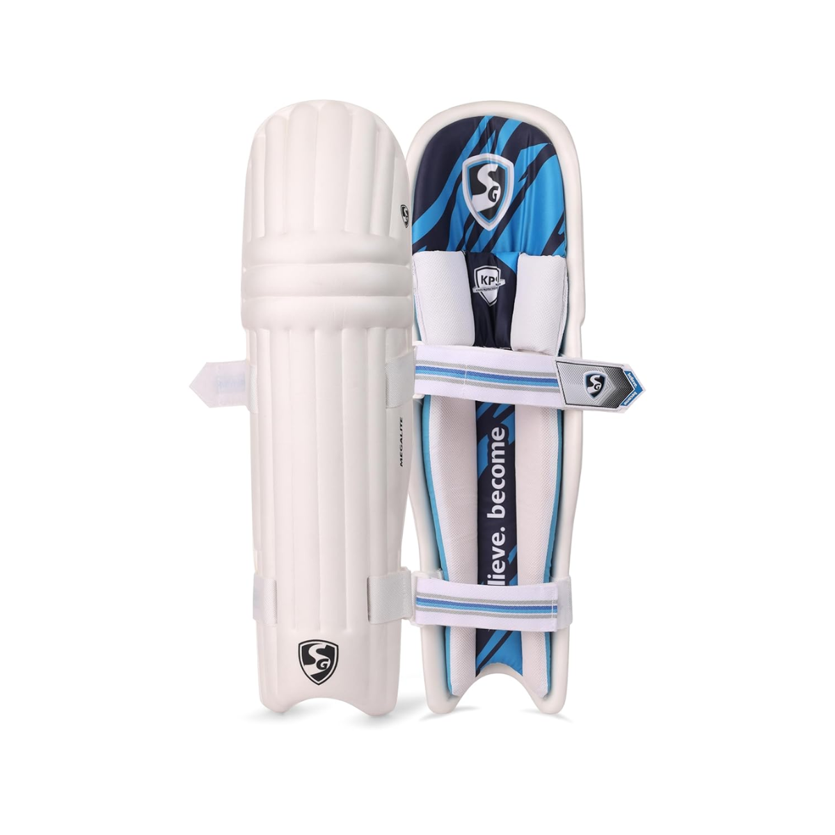 SG Megalite White Cricket Batting Pads