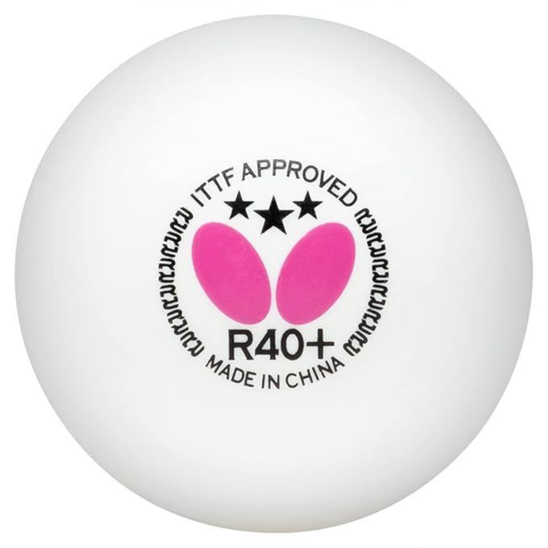 Load image into Gallery viewer, Butterfly 3 Star Ball R40+ Table Tennis Ball
