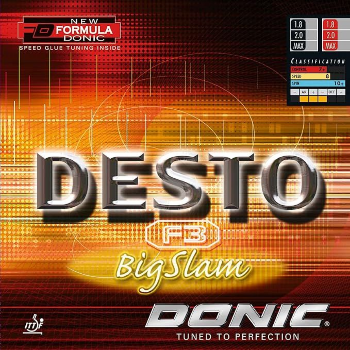 Donic Desto F3 Big Slam Table Tennis Rubber