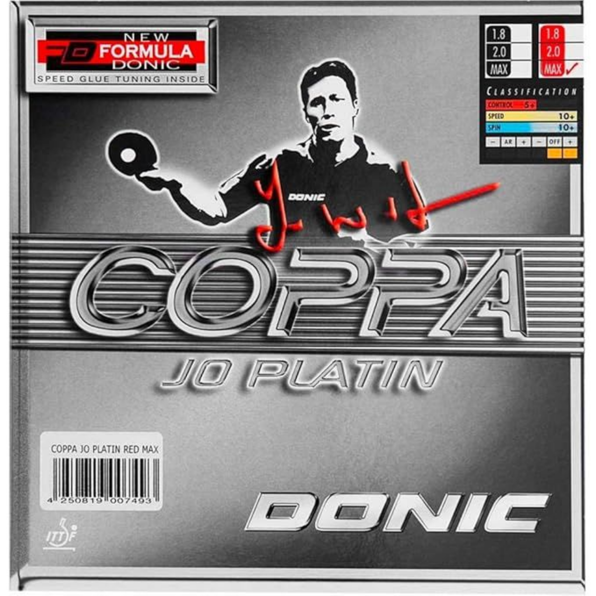 Donic Coppa Jo Platin Max Table Tennis Rubber