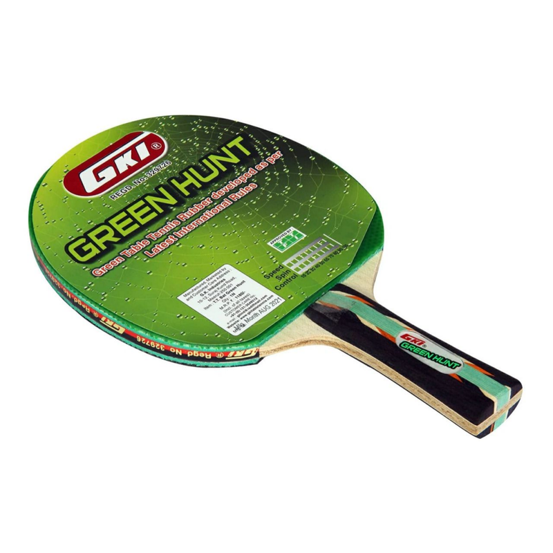 Load image into Gallery viewer, GKI Green Hunt Table Tennis Bat
