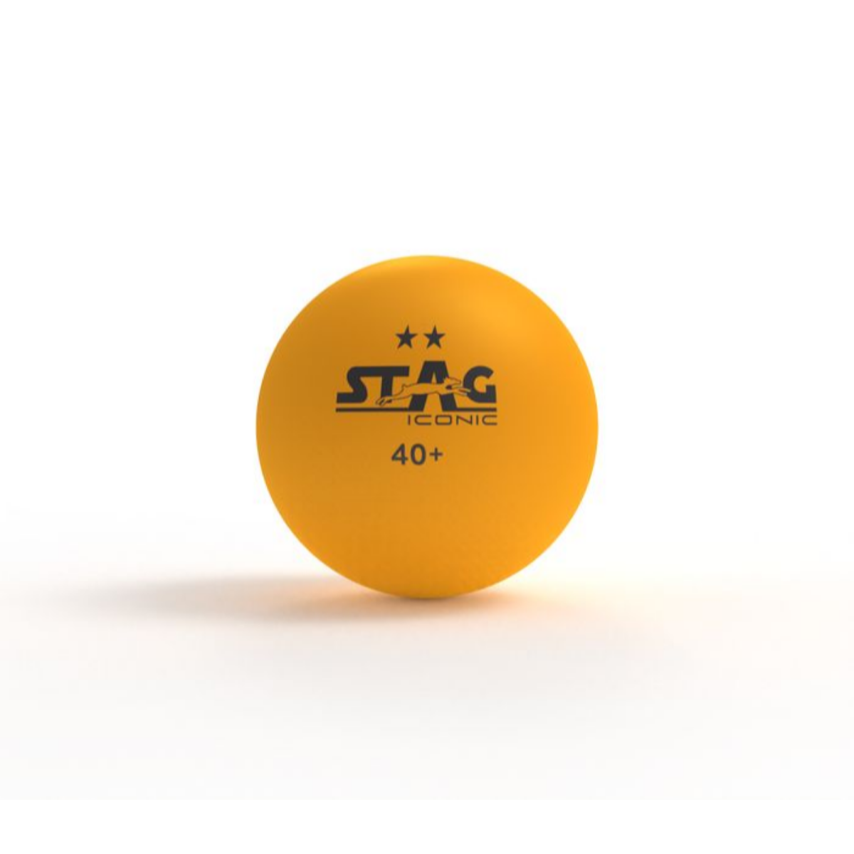 Stag Iconic 2 Star Plastic 40+ Table Tennis Ball