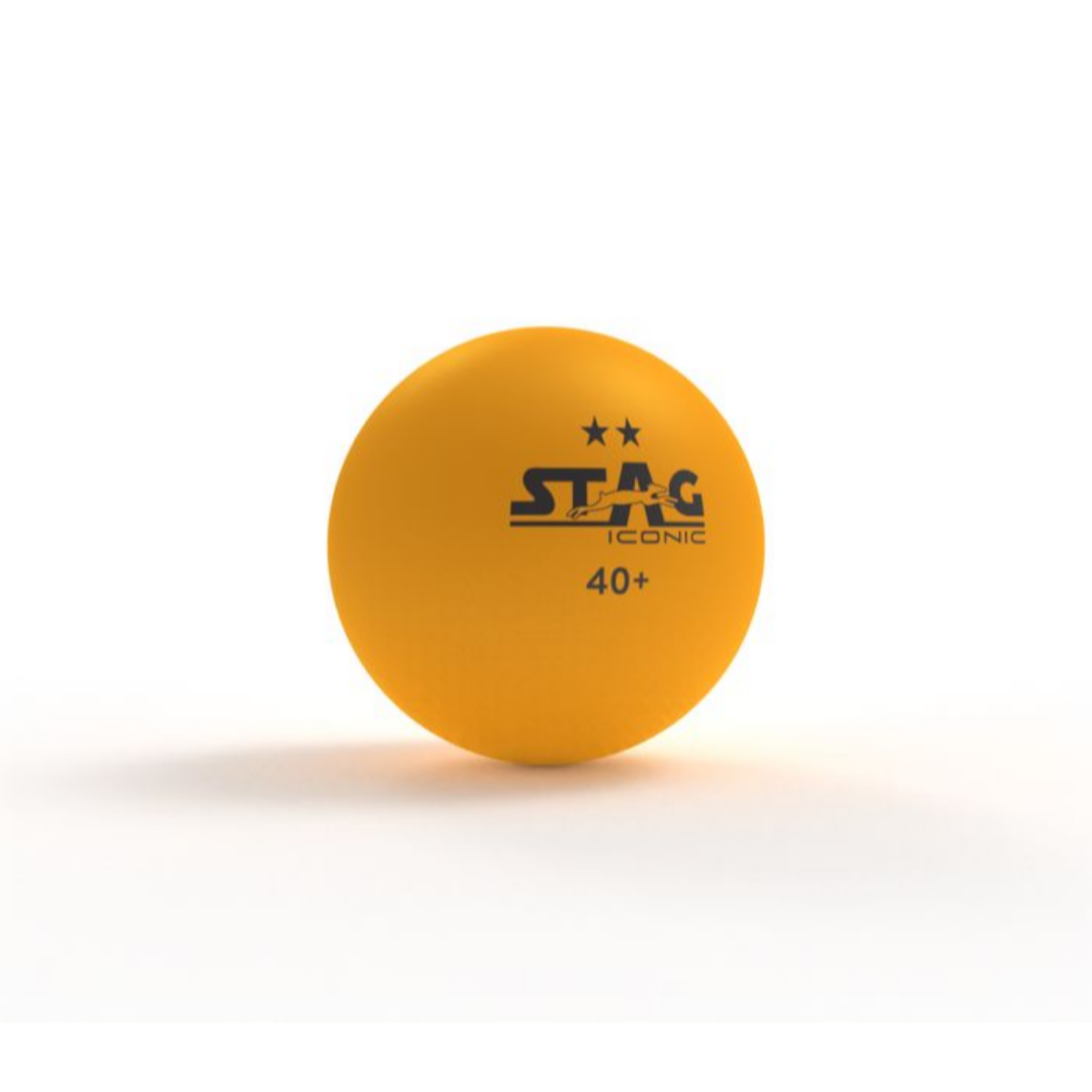 Stag Iconic 2 Star Plastic 40+ Table Tennis Ball