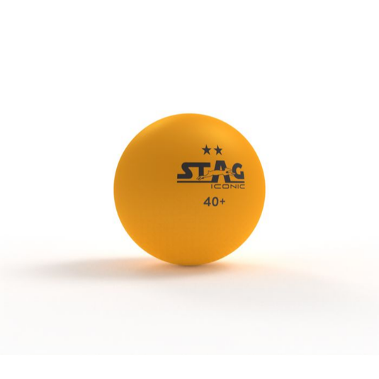 Stag Iconic 2 Star Plastic 40+ Table Tennis Ball