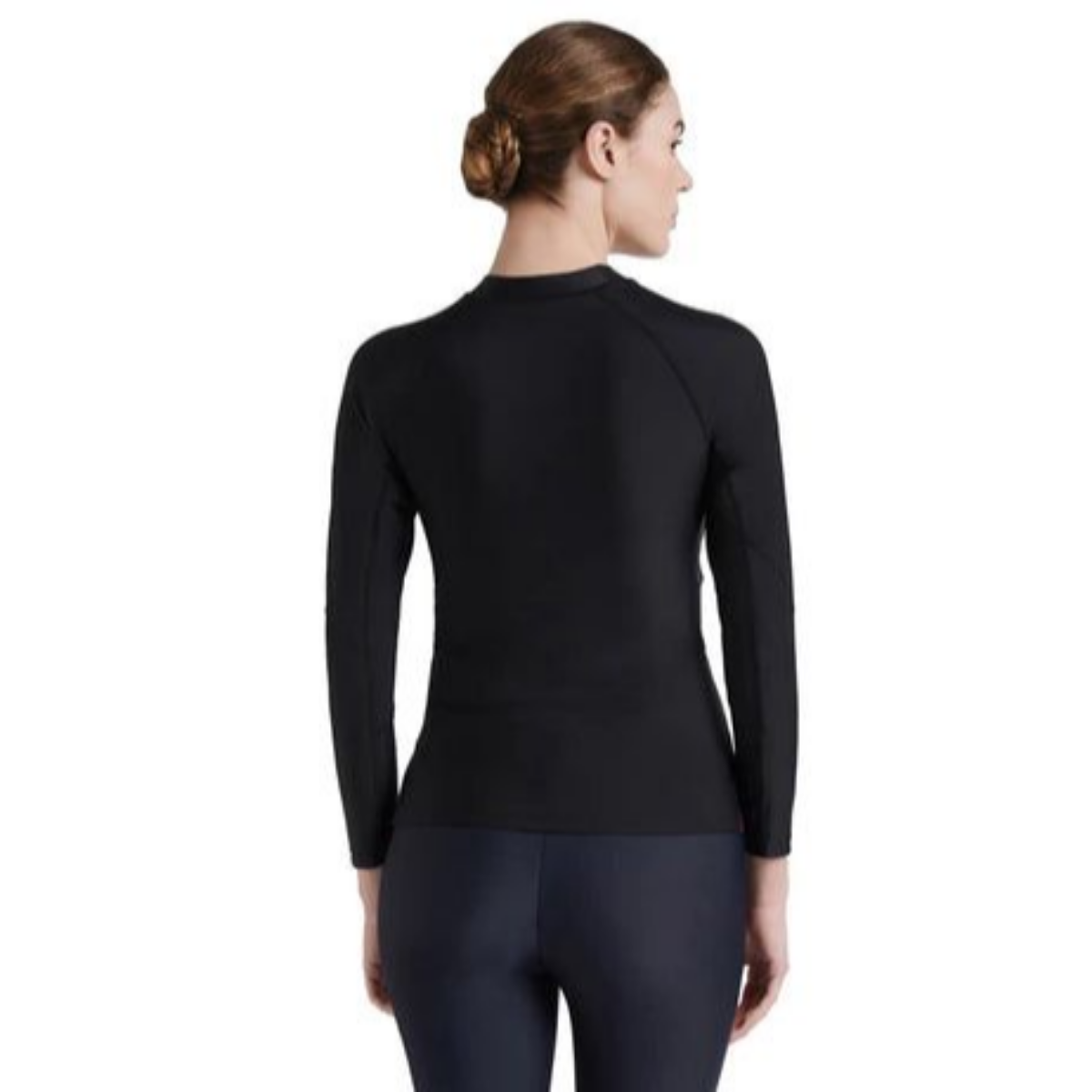 Speedo AF Hypboom Long Sleeve Rash Top Swimming Costume Female