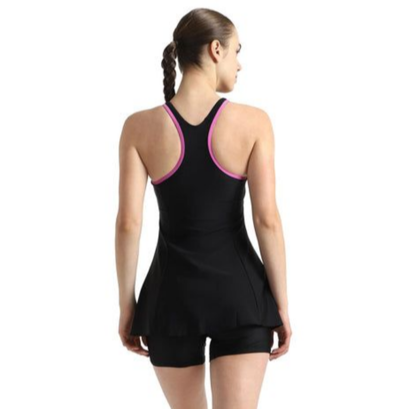 Load image into Gallery viewer, Speedo AF Racerback Swimdress With Boyleg Swimming Costume Female
