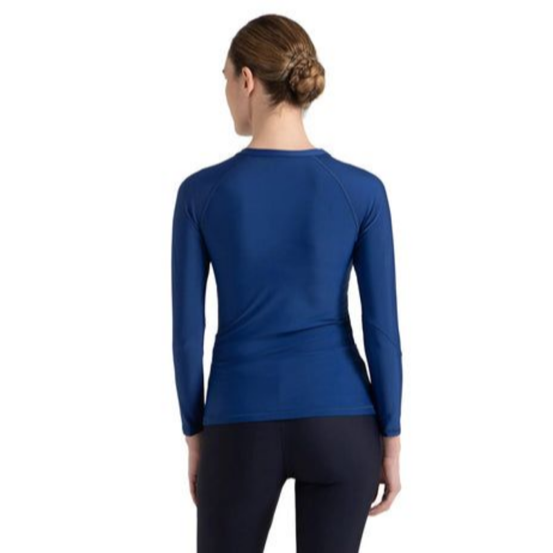Load image into Gallery viewer, Speedo AF Solid LS Rash Top Swimming Costume Female
