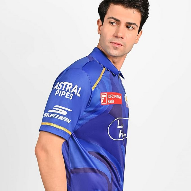 Load image into Gallery viewer, Skechers Mumbai Indians IPL Fan Jersey Cricket Apparel
