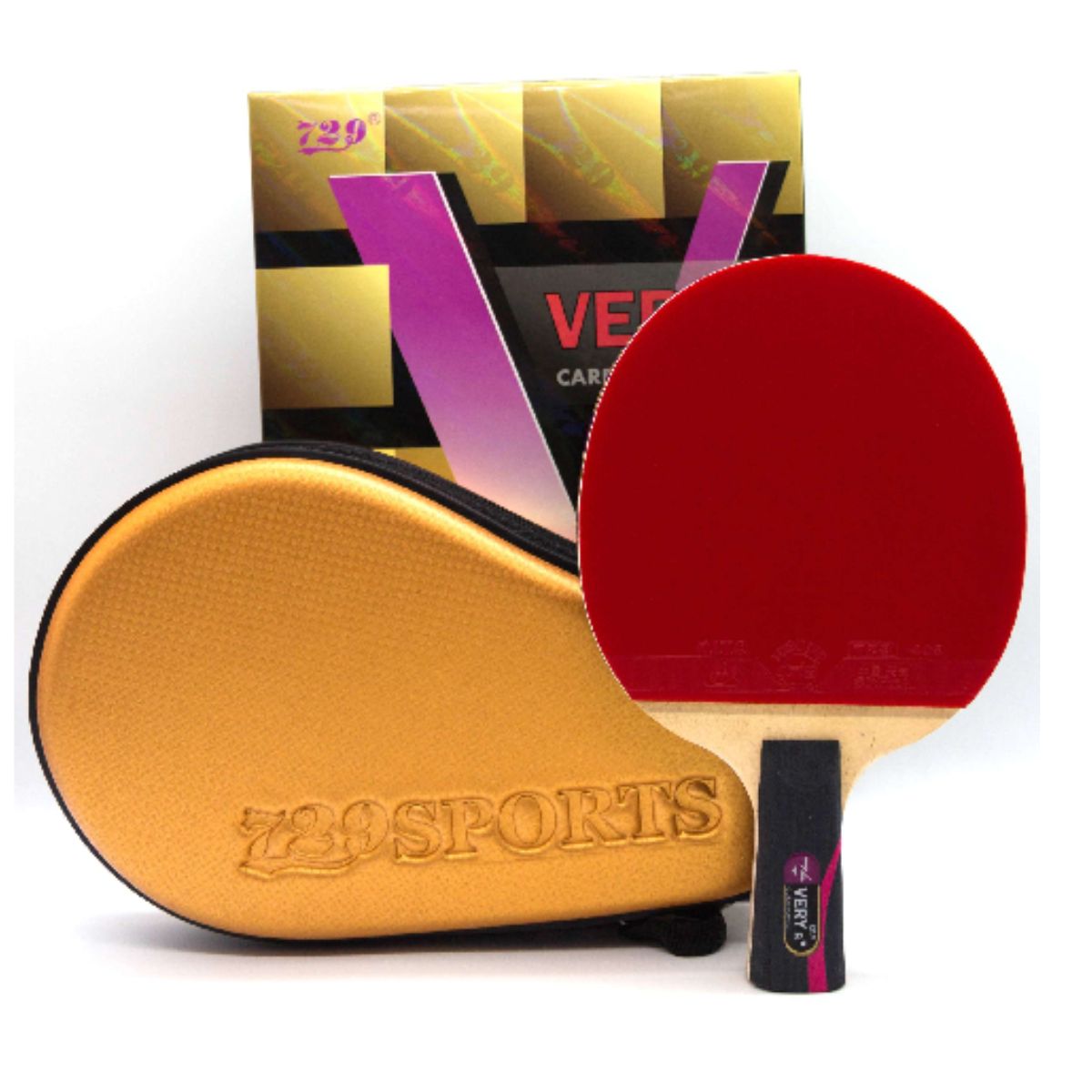 729 Very 8 Star Professional Wood Table Tennis Bat