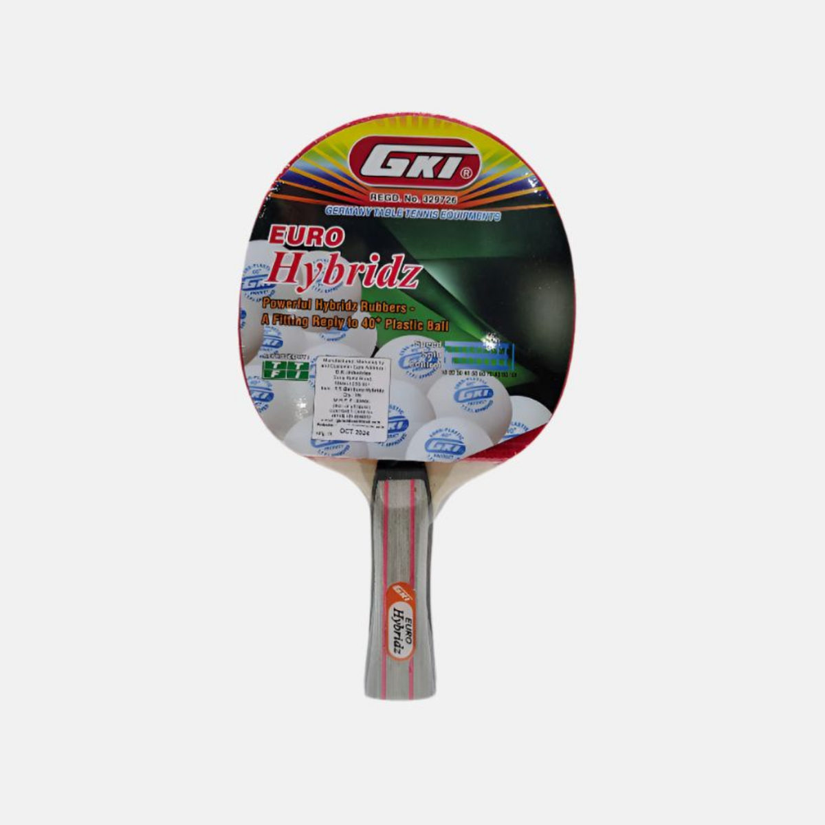 GKI Euro Hybridz Table Tennis Bat