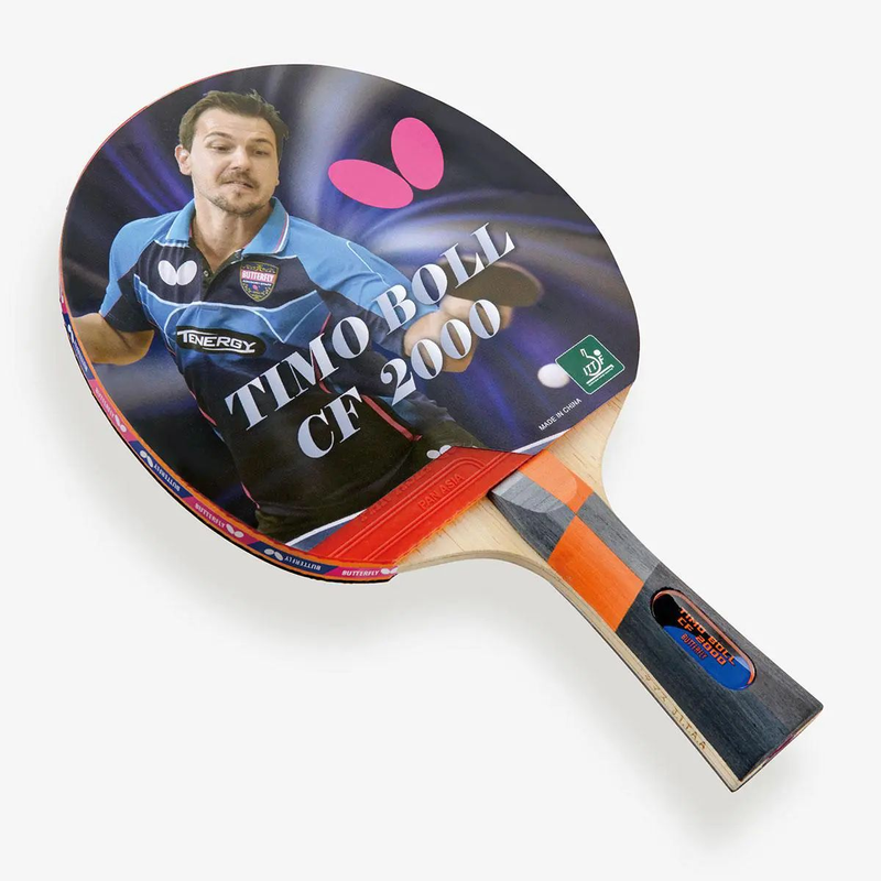 Load image into Gallery viewer, Butterfly Timoboll CF 2000 Table Tennis Bat (With 2 Balls)
