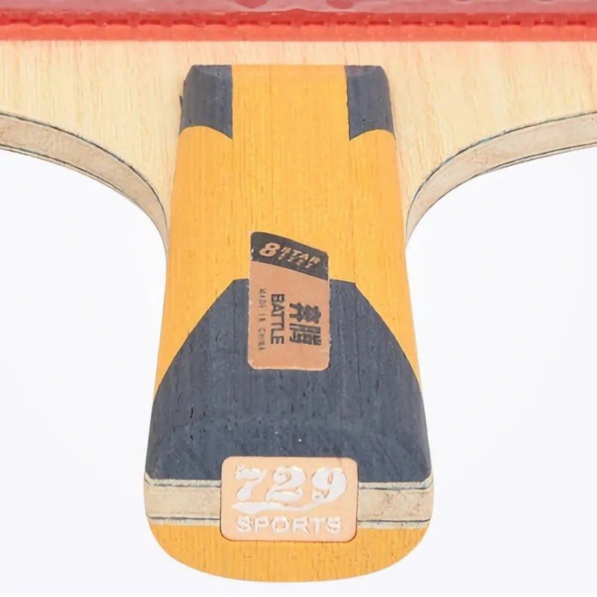 729 Battle 8 Star Table Tennis Bat(1 Bat And 2 Balls)