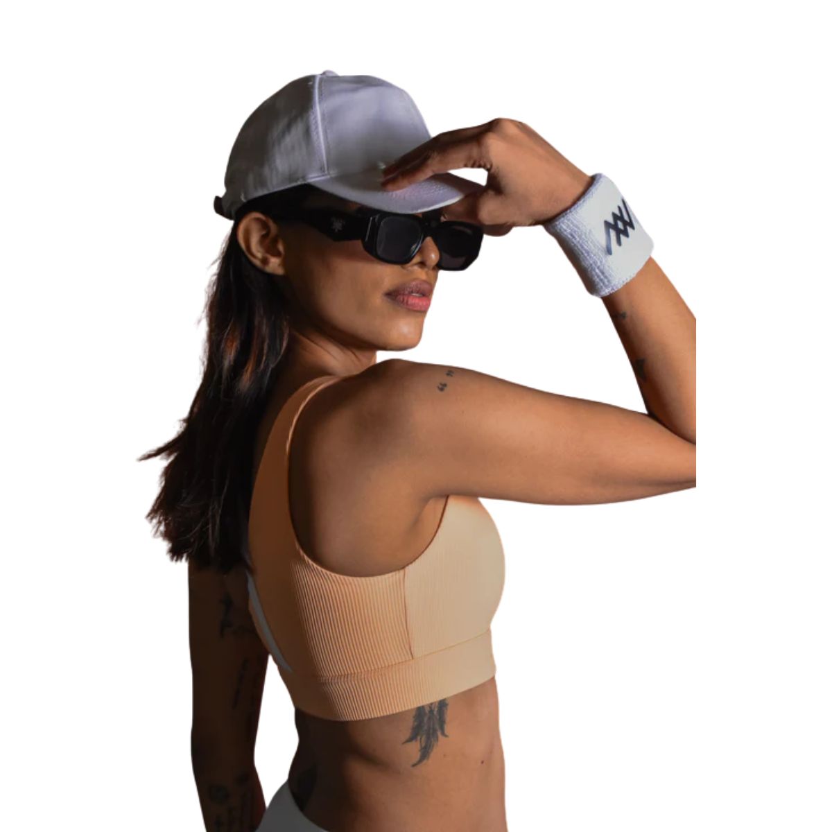 Wave Athleisure Offset Sports Bra