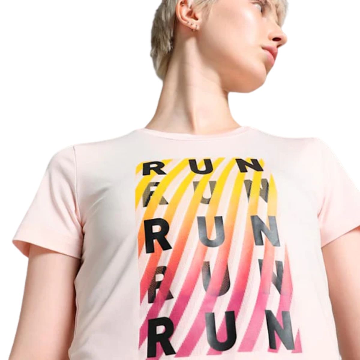Puma Womens Active Graphic Running Tee II