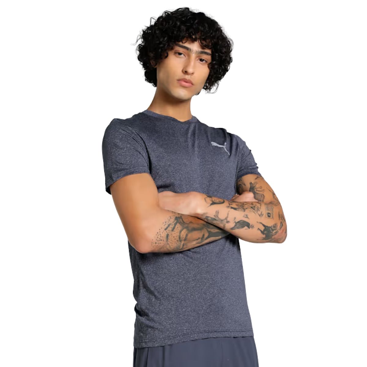 Puma Performance Heather Men's Slim Fit Tee