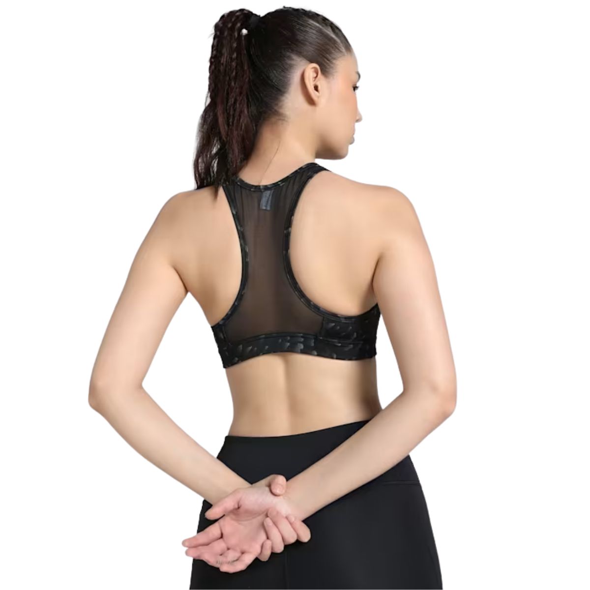 Puma Women's 4 Keeps Medium Impact Printed Bra