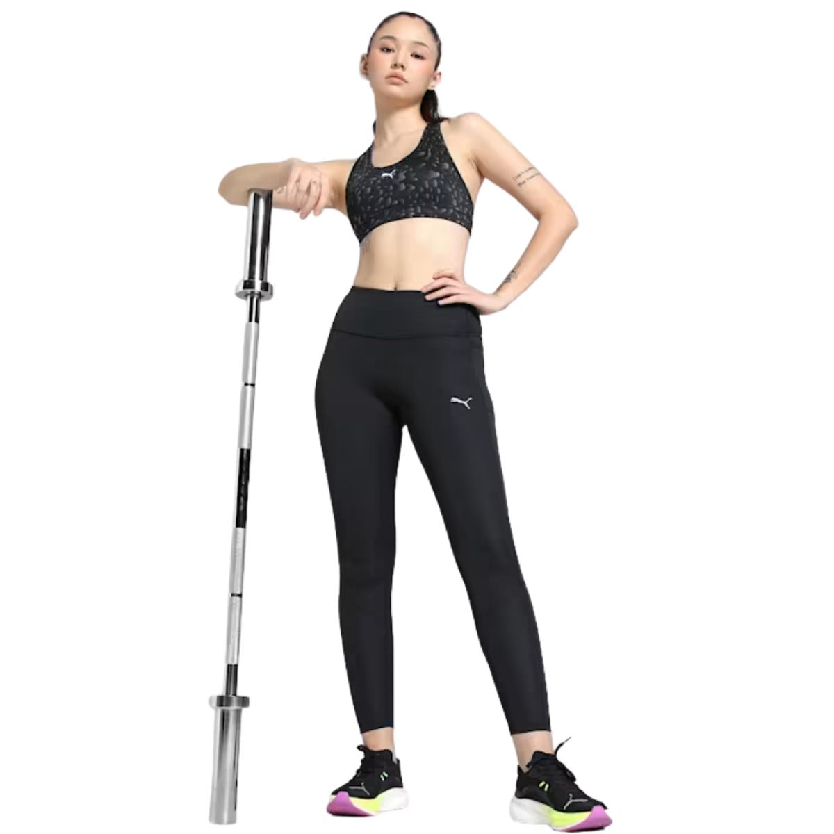 Puma Women's 4 Keeps Medium Impact Printed Bra