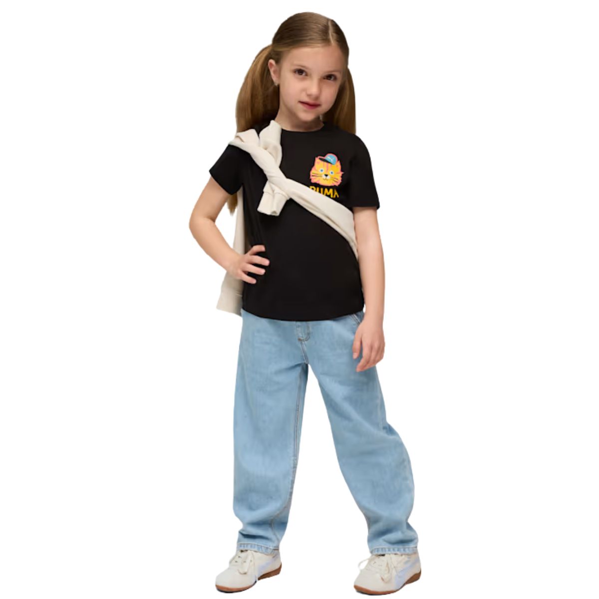 Puma Moody Kids Cat Graphic Regular Tshirt