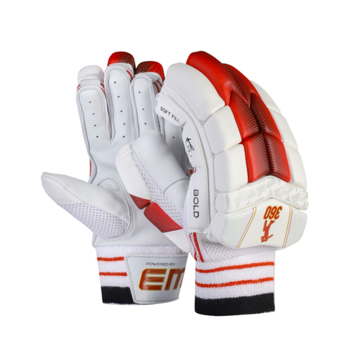 EM 360 Bold Cricket Batting Gloves