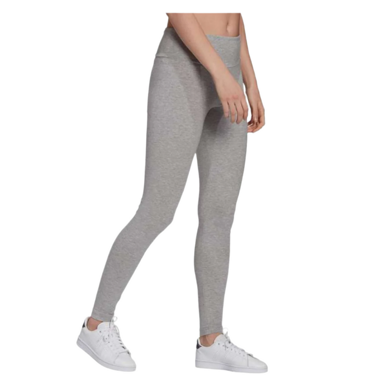 Load image into Gallery viewer, Adidas Essentials High Waisted Running Tights grey color side photo
