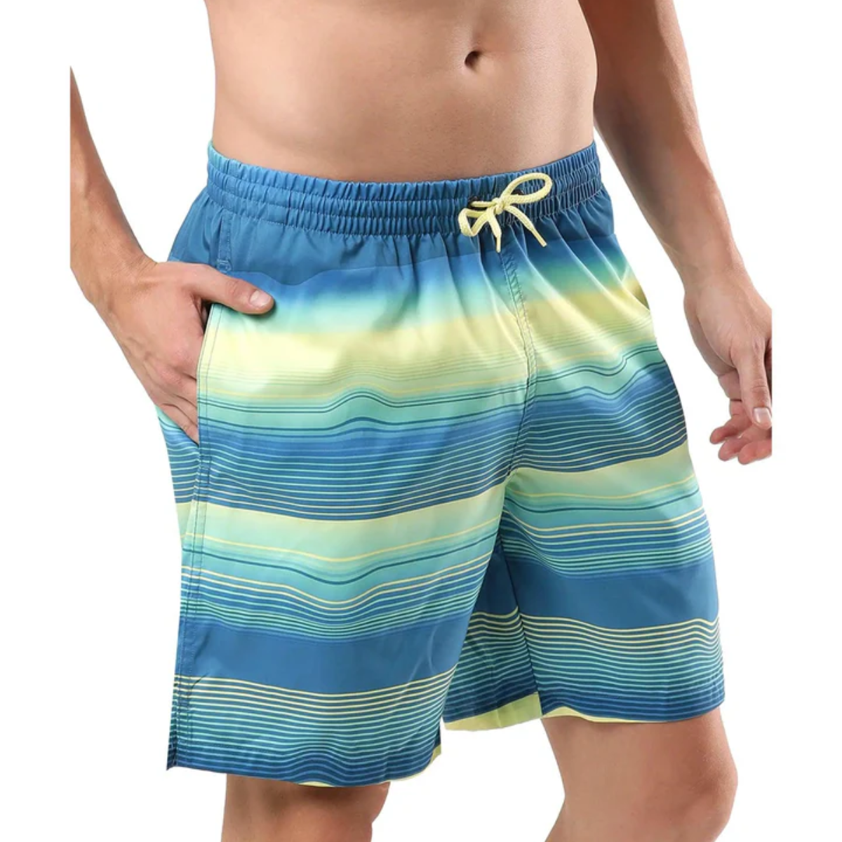 Speedo AM Placement Printed 18 Water Shorts Swimming Costume (Male)