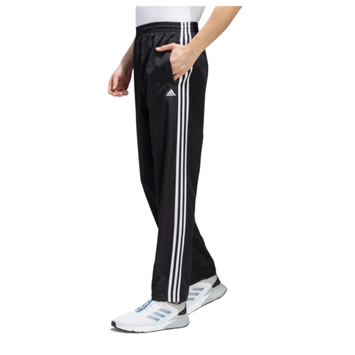 Adidas Essential 3s Running Pants Left Side Photo 