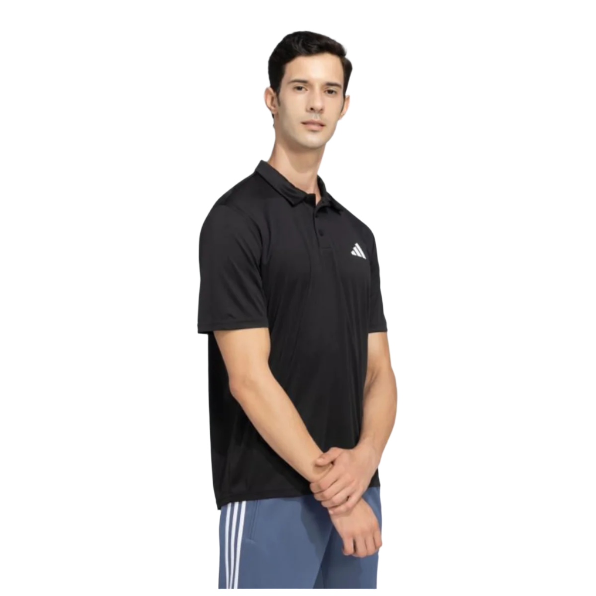 Adidas Polo Tee Running T shirt Side Photo 