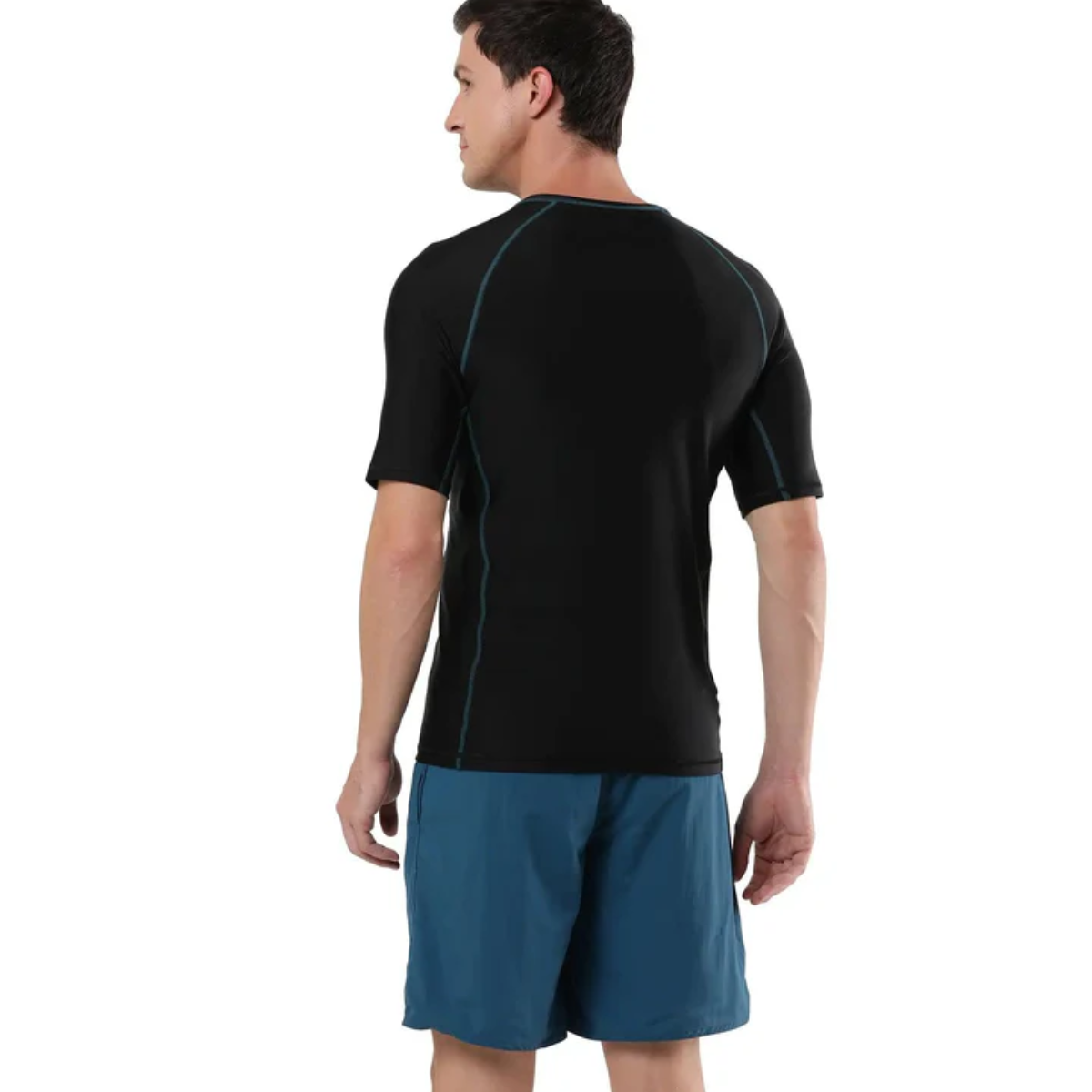 Speedo AM Short Sleeve Sun Top Swimming Costume Male