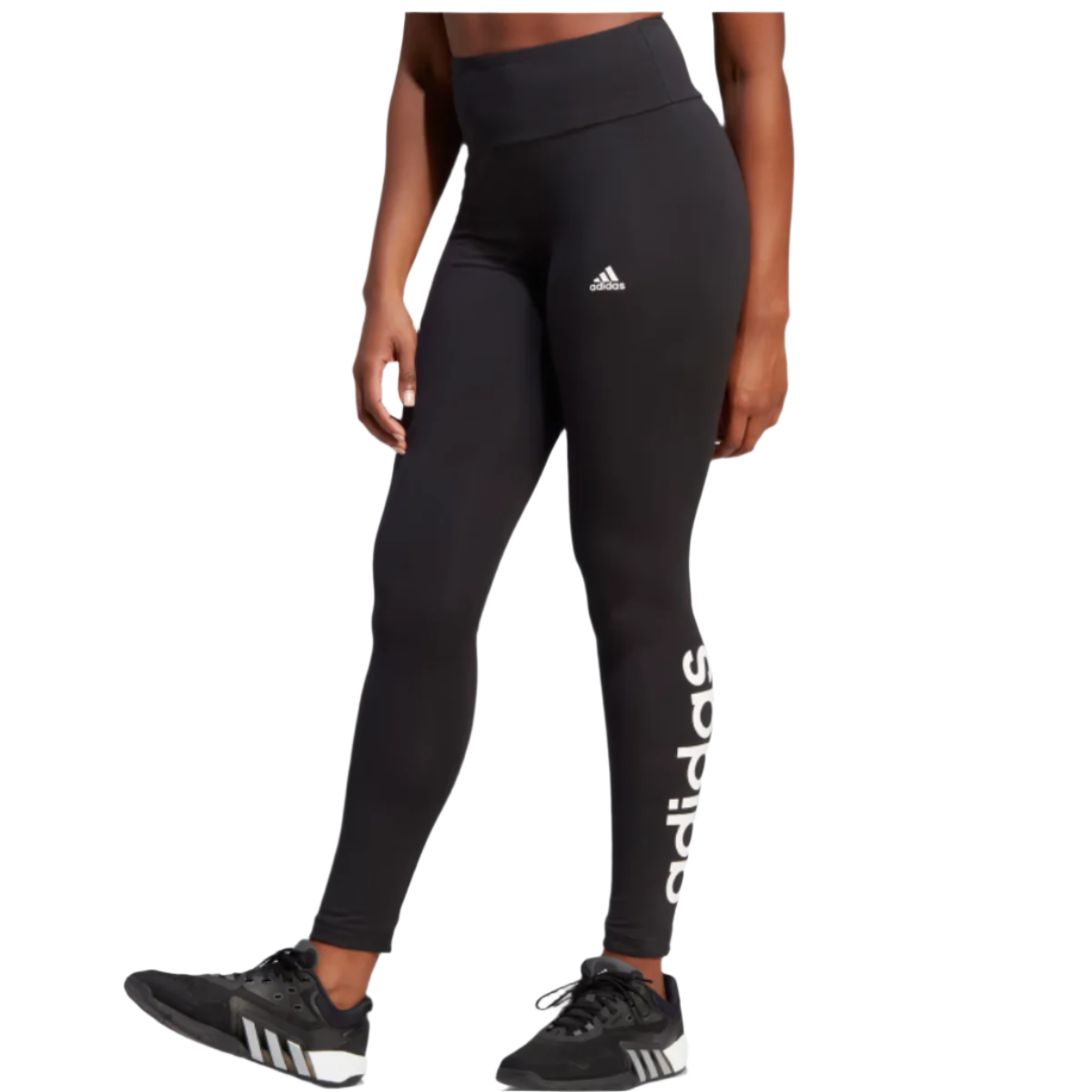 Adidas Essentials High Waisted Running Tights Front Photo