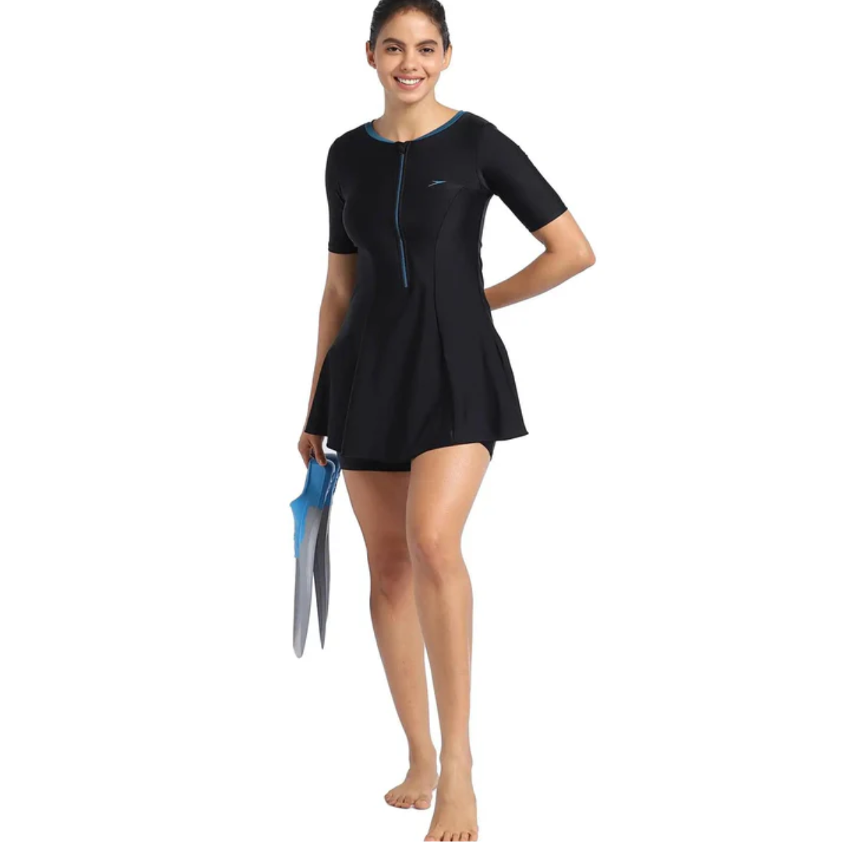 Speedo AF Closeback Swimdress W Boyleg Costume (Female)