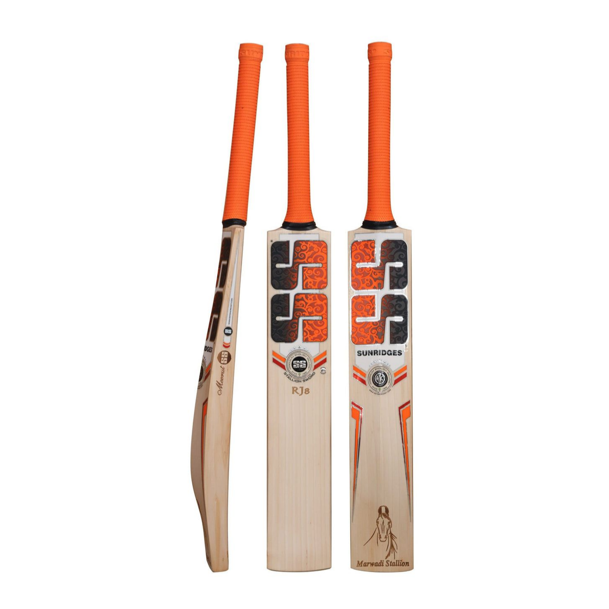SS Jaddu RJ8 English Willow Cricket Bat  In Three Phases