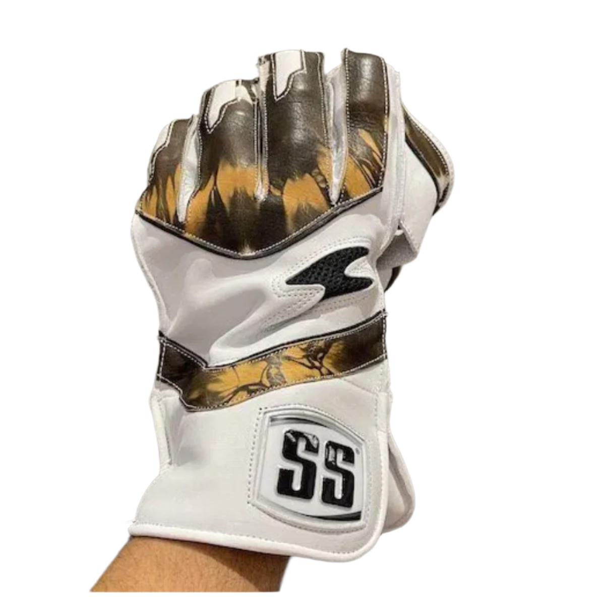 SS Limited Edition Cricket Keeping Gloves Front Photo