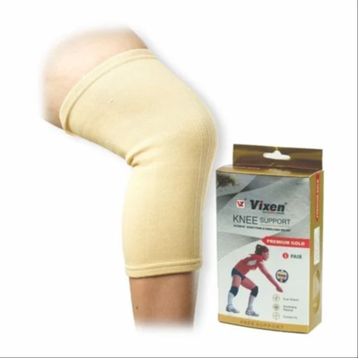 Vixen Premium Gold Knee Cap