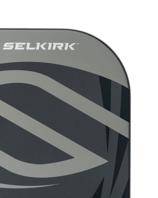 Selkirk Vanguard Power Air-Epic Pickleball Paddle Black close right upper view