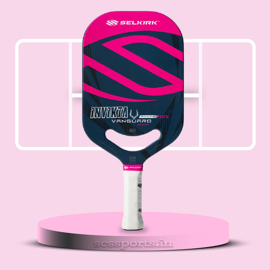 Selkirk Vanguard Power Air-Invikta Pickleball Paddle pink and black