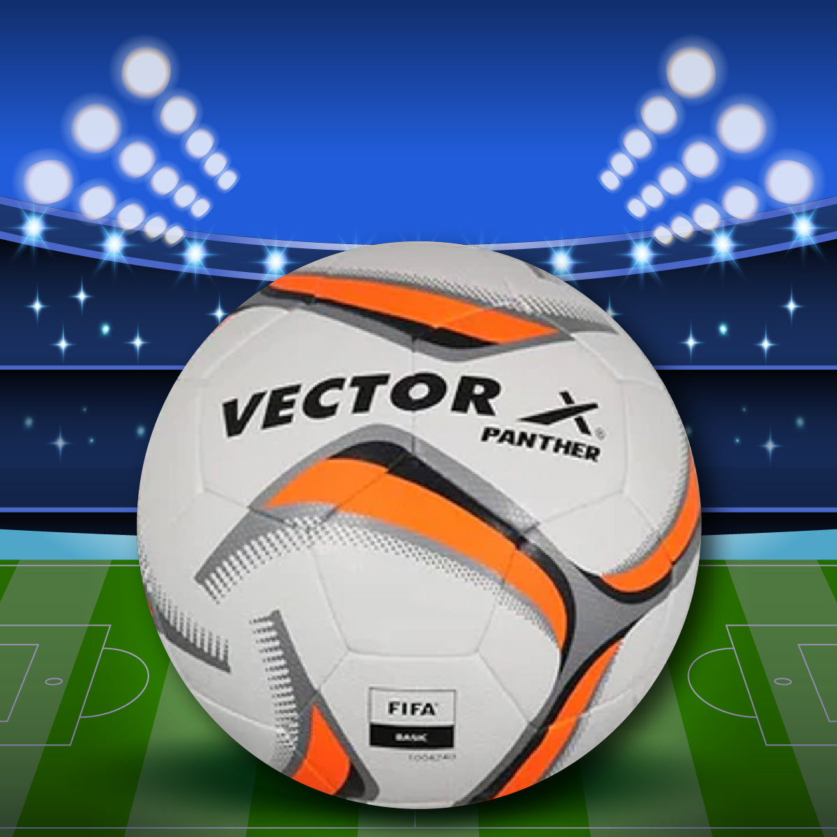 Vector-X Panther Rubber Fusion Football