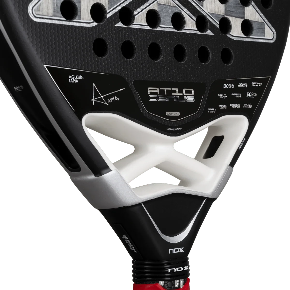 NOX AT10 Genius Attack 18K Alum Padel Racket
