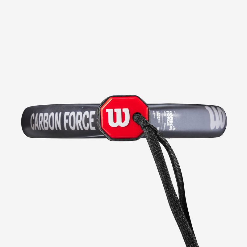 Load image into Gallery viewer, Wilson Carbon Force LT padel racquet with balanced design for maximum power and accuracy

