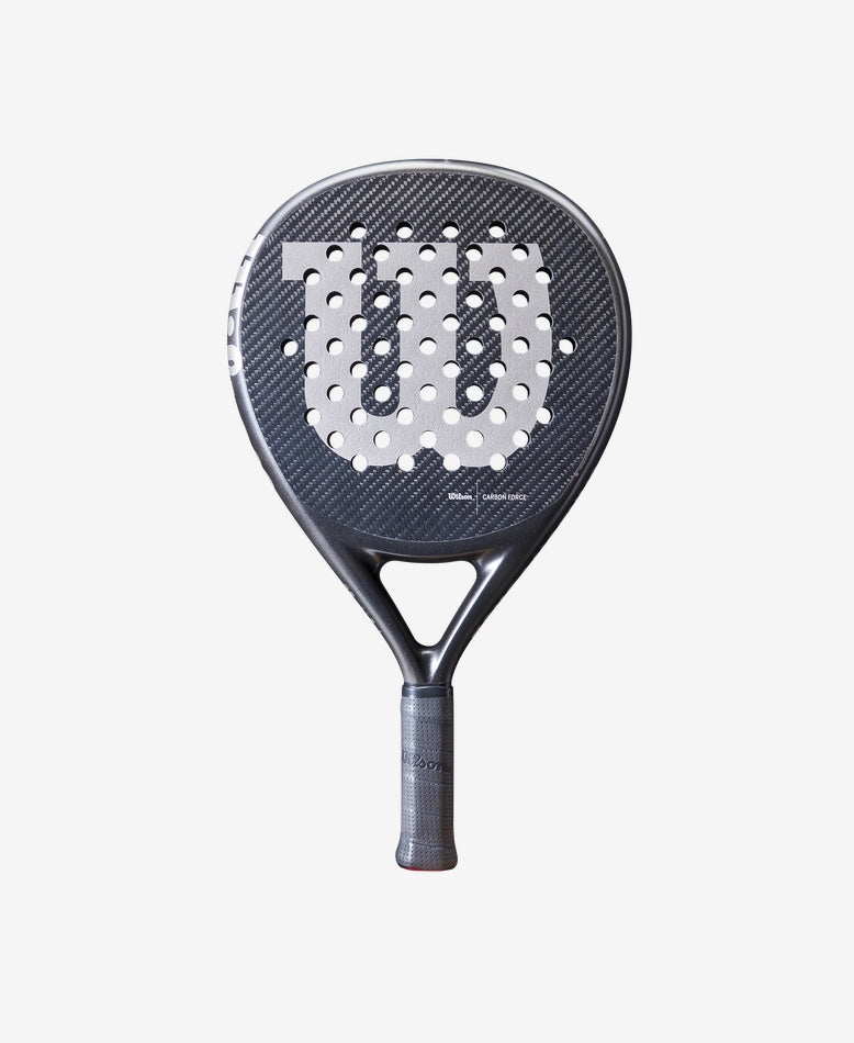 Load image into Gallery viewer, Wilson Carbon Force LT padel racquet with carbon fiber construction for lightweight power

