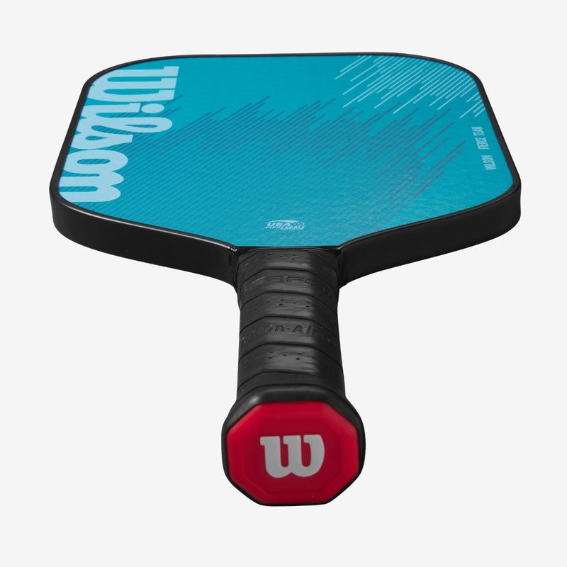 Load image into Gallery viewer, Wilson Fierce Team Blue 13 MM Pickleball Paddle Side Image
