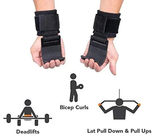 Kobo WTA-01 Weight Training Straps Hook Bar