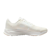 White running shoe on a white background