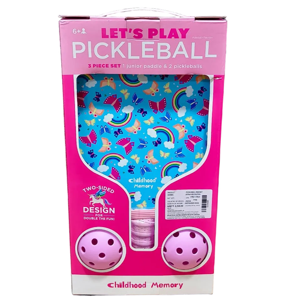 SCS Kids Collection Pickleball Racket (1 Padel + 2 Balls)