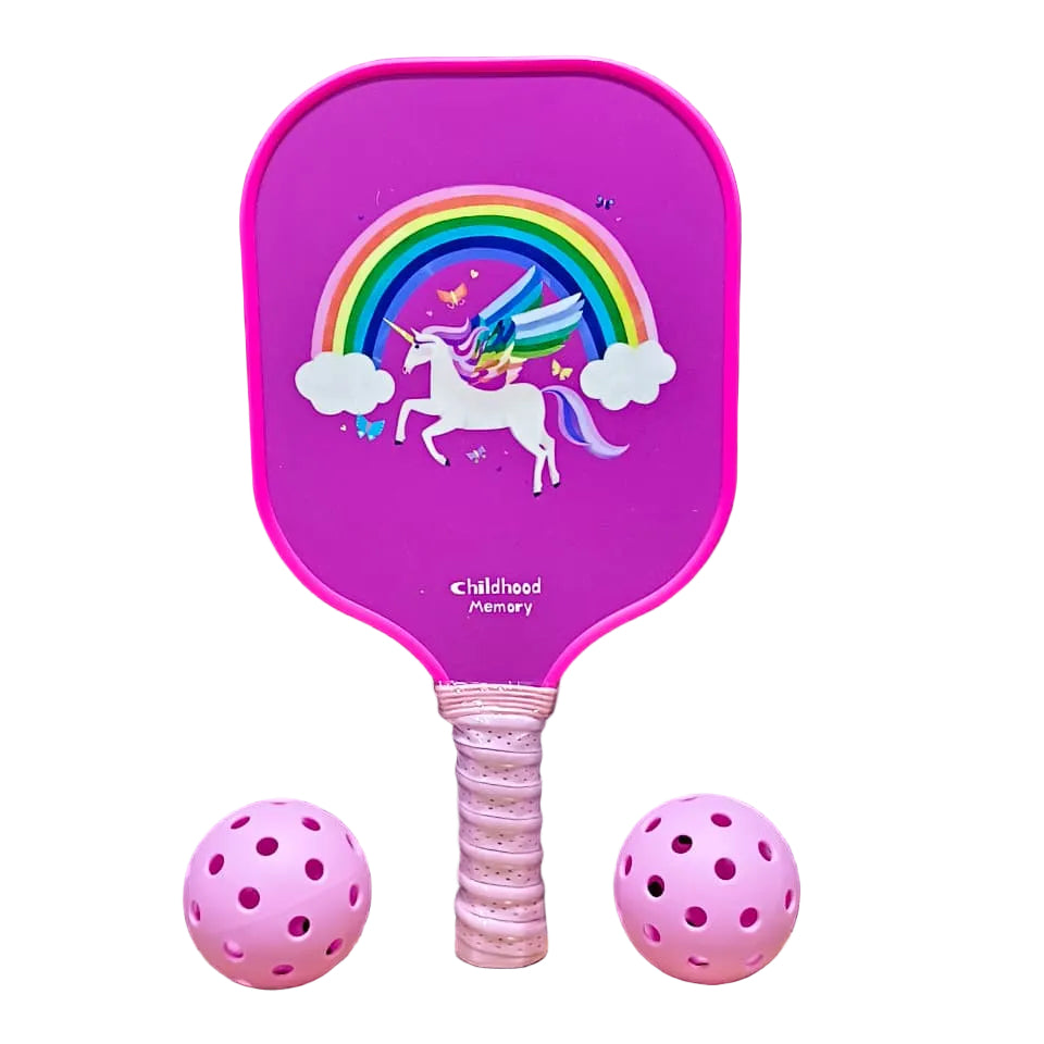 SCS Kids Collection Pickleball Racket (1 Padel + 2 Balls)
