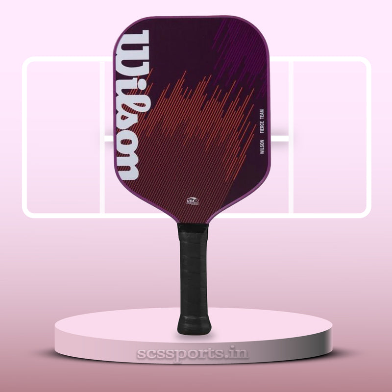 Load image into Gallery viewer, Wilson Fierce Team Purple 13 MM Pickleball Paddle
