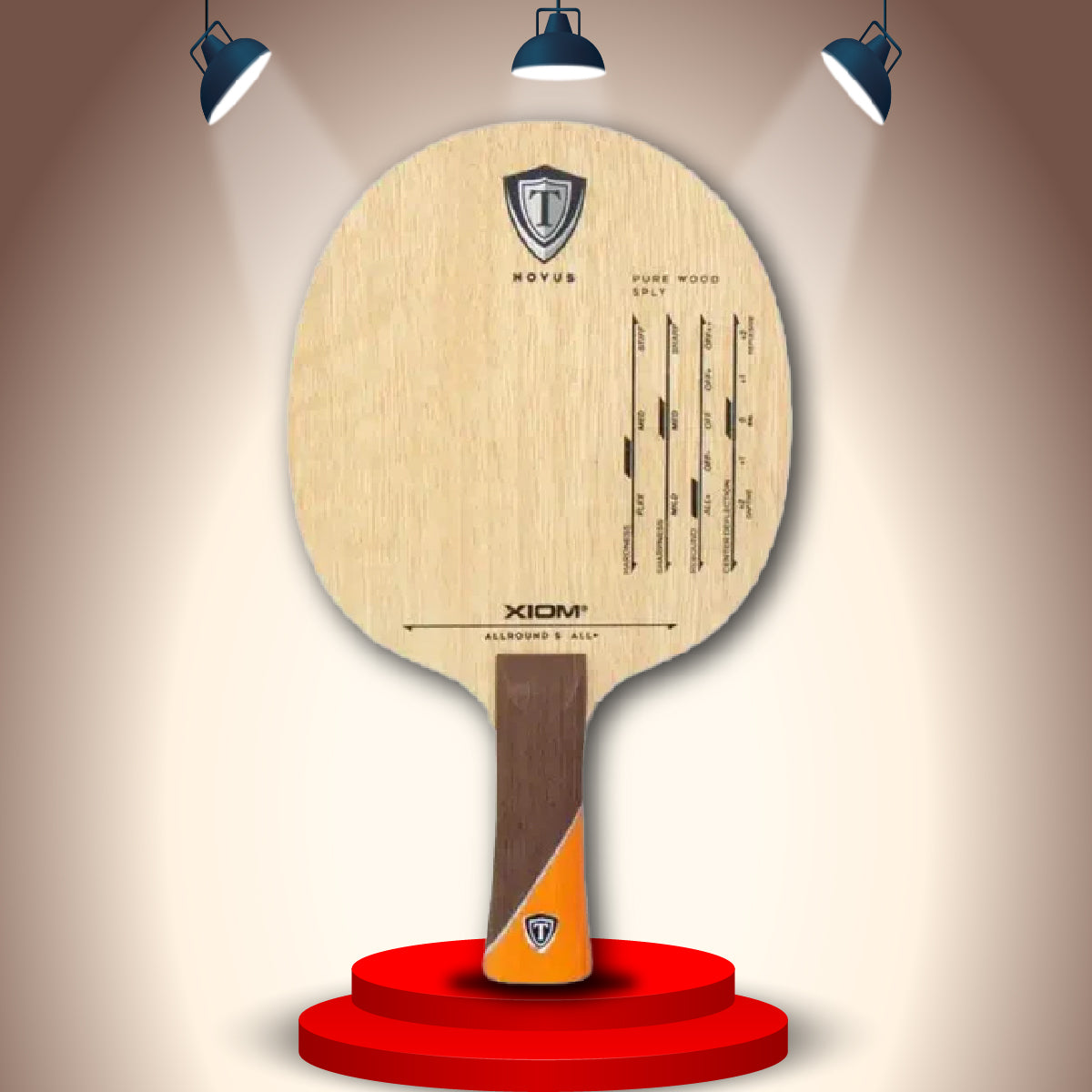 Xiom 19 Allround S Table Tennis Ply Front Image