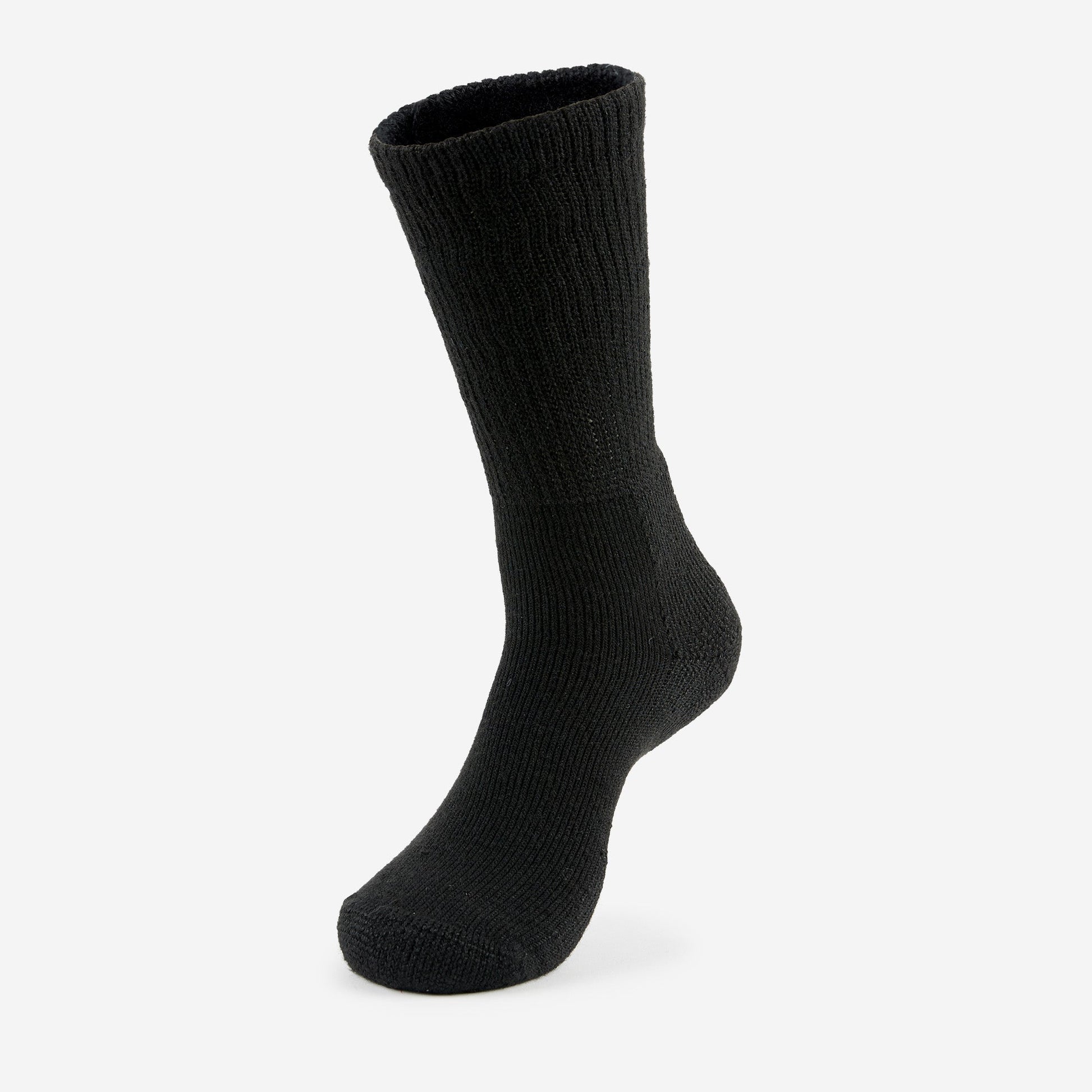 Thorlo Maximum Cushion Crew Running Socks In Black Color